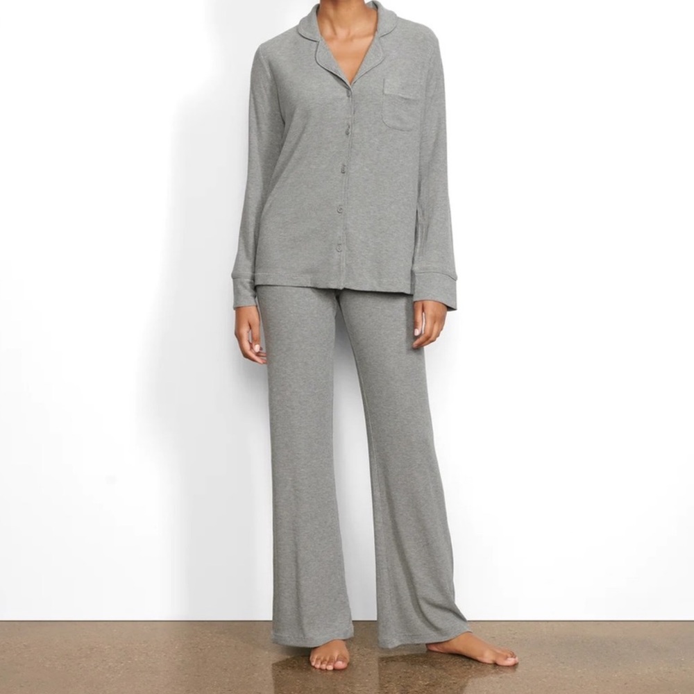 SKIMS Soft Lounge Sleep Set | Heather Gray - Picture 1 of 16